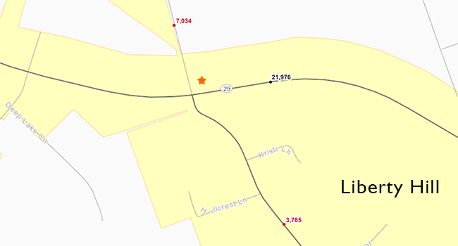 Burnet traffic counts